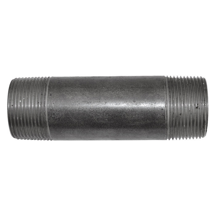 1-1/4" x 5" Black Malleable Iron Nipple