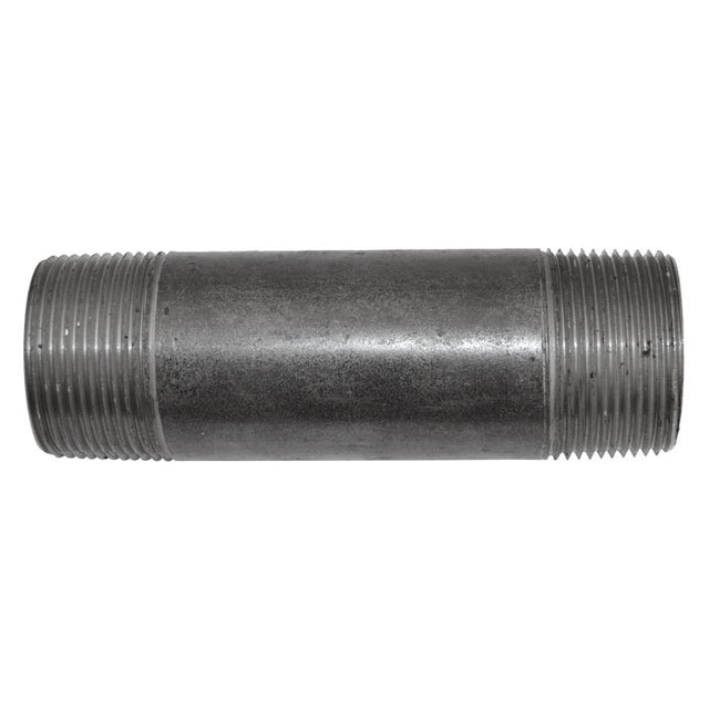 1-1/4" x 5" Black Malleable Iron Nipple