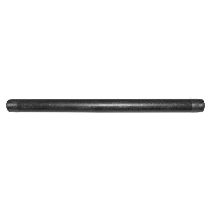1/2" x 12" Black Malleable Iron Nipple