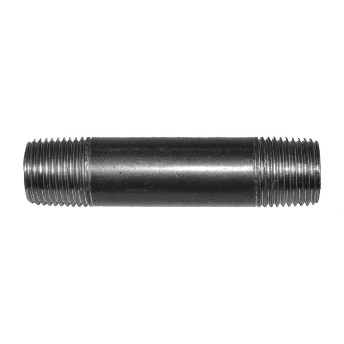1/2" x 3-1/2" Black Malleable Iron Nipple