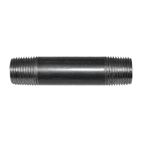 1/2" x 3-1/2" Black Malleable Iron Nipple