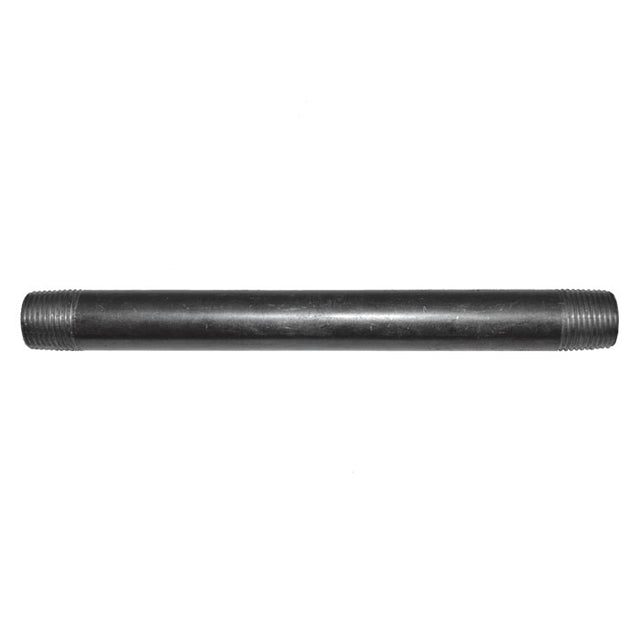 1/2" x 8" Black Malleable Iron Nipple