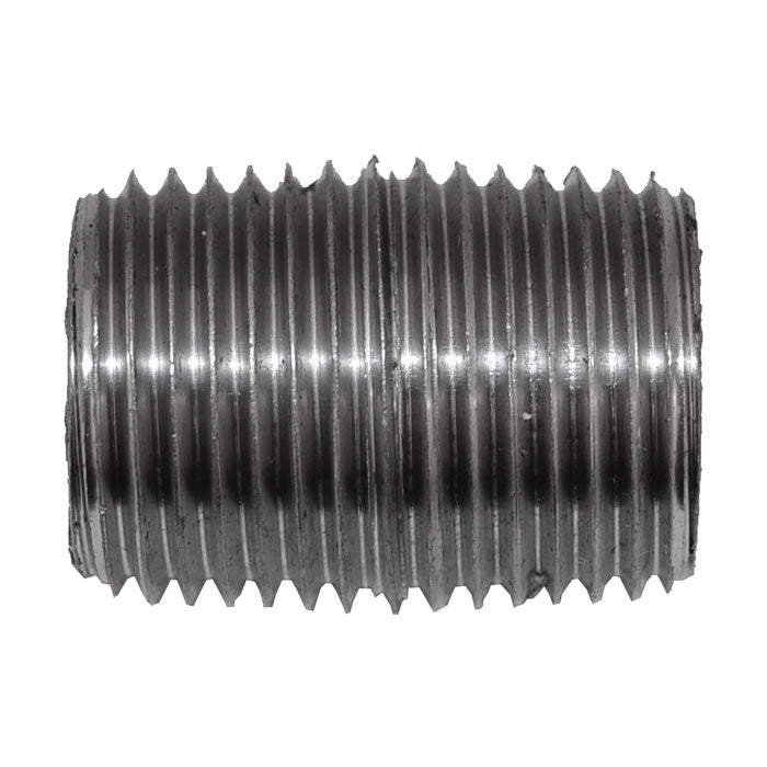 3/4" x Close Black Malleable Iron Nipple