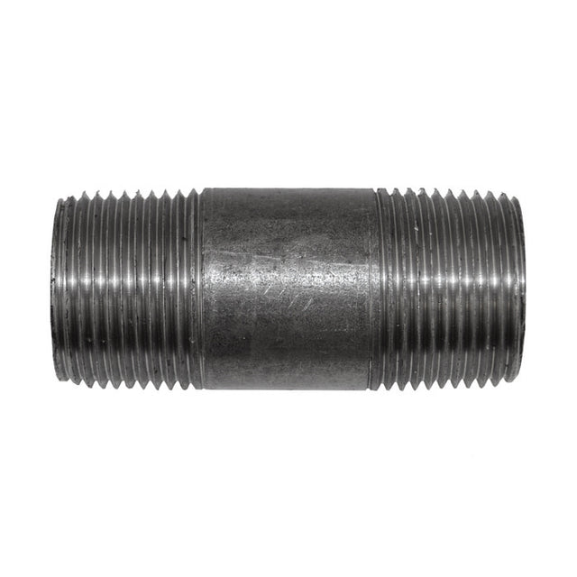 1" x 3" Black Malleable Iron Nipple