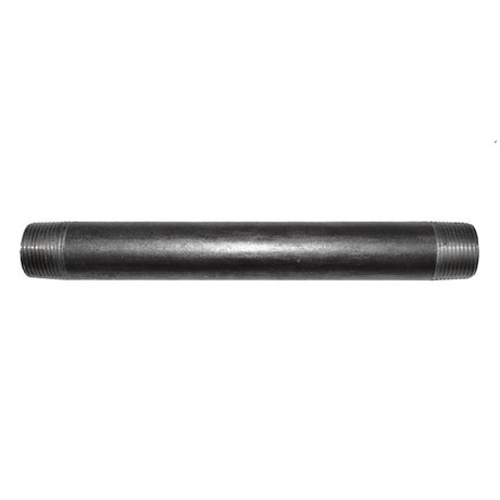 3/4" x 8" Black Malleable Iron Nipple