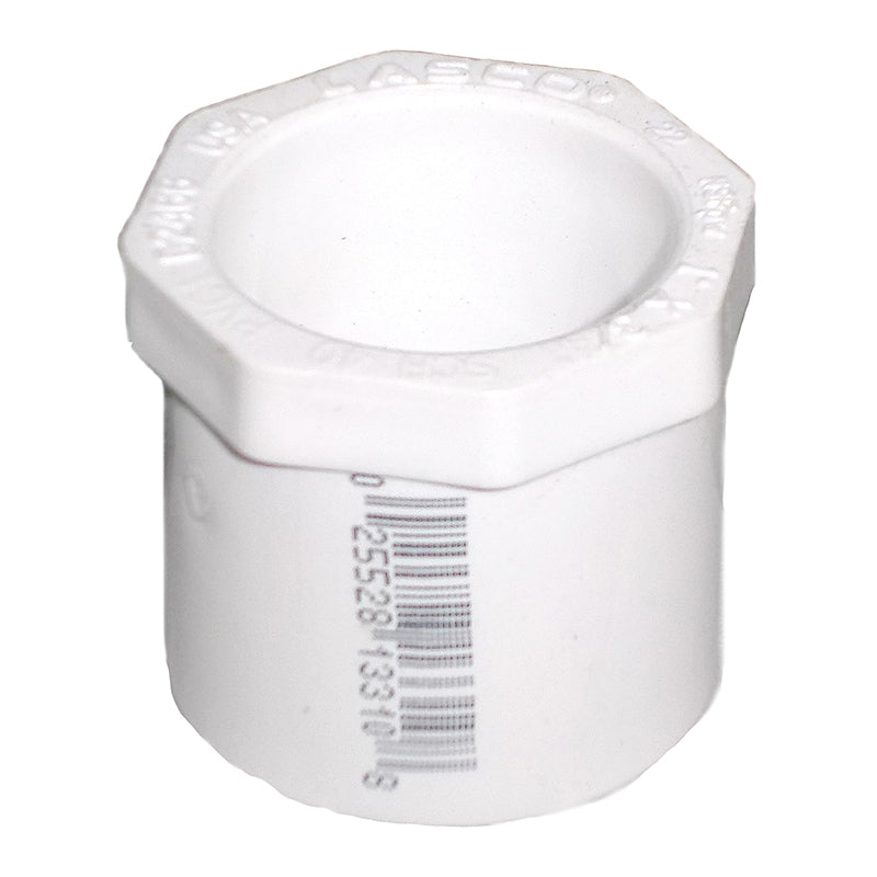 1-1/4" x 3/4" Schedule 40 PVC Reducer Bushing - Spigot x Socket (437-167)