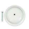 Jones Stephens High Impact Plastic Cleanout Cover Plate - 5-1/4"