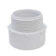 1-1/2" DWV PVC Trap Adapter - HUB x MPT