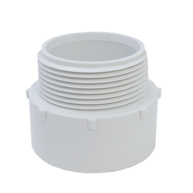 1-1/2" DWV PVC Trap Adapter - HUB x MPT