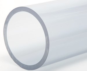 4" Clear Schedule 40 PVC Pipe - 5 ft.
