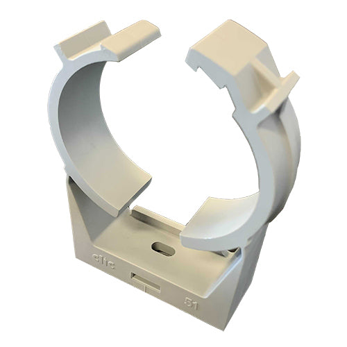 2" CTS CLIC® Light Gray Pipe Clamp