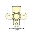 DE4106-005C 1/2" CTS CPVC Drop Ear Elbow