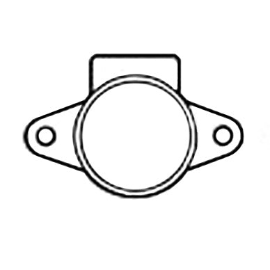 1/2" CTS CPVC Drop Ear Tee and Elbow - Bracket Only DET-005
