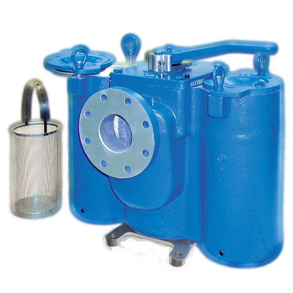 1" Model 53BTX Duplex Strainer - Stainless Steel, Flanged 150# RF (ST053010BR22A)