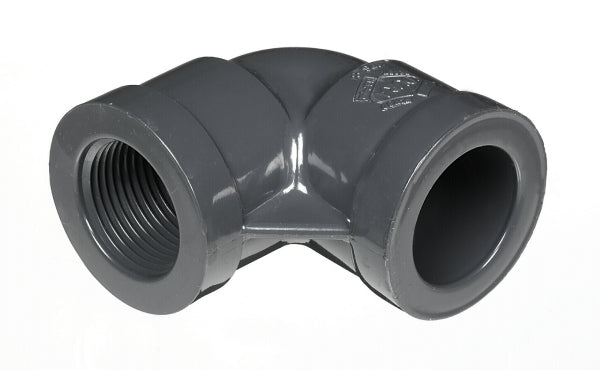 1-1/4" Schedule 80 PVC Elbow (S x FPT) 807-012