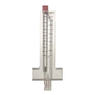 F-30600P Blue White Flow Meter – PVC Fittings Online