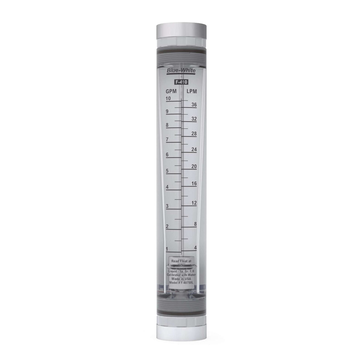 F-41000LN-12 Blue White Flow Meter – PVC Fittings Online