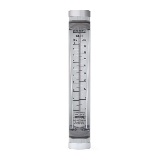 Flow Meter Pvc Body F-41000LN-12 Blue White Flow Meter – PVC Fittings Online