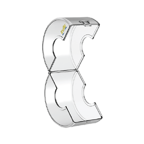 2 in Truflo® LFS Series Flange Shield, Clear Polypropylene (LFS020)