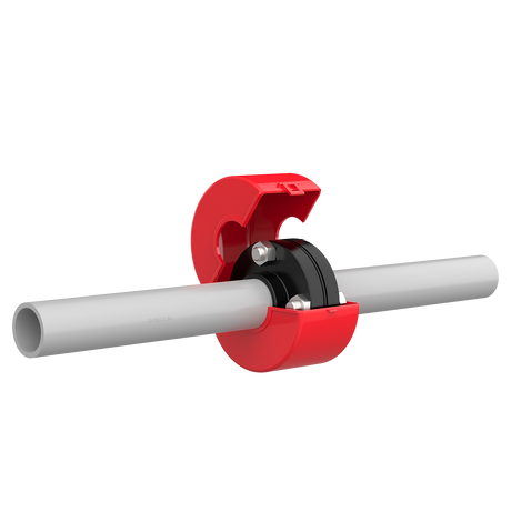 1-1/2 in Truflo® LFS Series Flange Shield, Red Polypropylene (LFS015-R)
