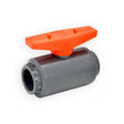 3/4" Flui-PRO PVC Compact Ball Valve - Gray / Socket (FP-GS-007)