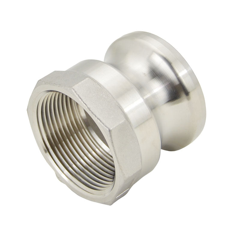 1-1/2" Flui-PRO 316 SS Camlock Fitting - Male Camlock x FNPT (FP-SS-A-150)