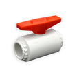 3/4" Flui-PRO PVC Compact Ball Valve - White / Socket (FP-WS-007)