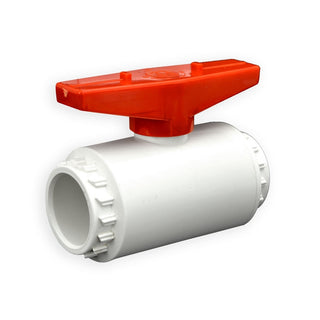 Collection Image for - 1" Flui-PRO PVC Compact Ball Valve - White / Socket (FP-WS-010)