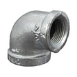 Galvanized Malleable 90 Reducing Elbow - FNPT