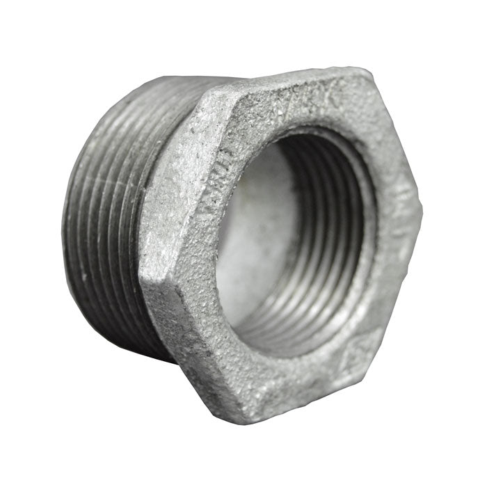 1" X 1/4" Galvanized Malleable Ironhexi Bushing (36130)