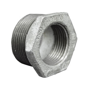 1" X 1/4" Galvanized Malleable Ironhexi Bushing (36130)