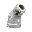 Galvanized Malleable 45 Street Elbow - FNPT x MNPT