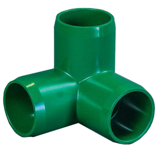 Green 1/2" Furniture Fitting 3-way (FF-3W-005-GREEN)