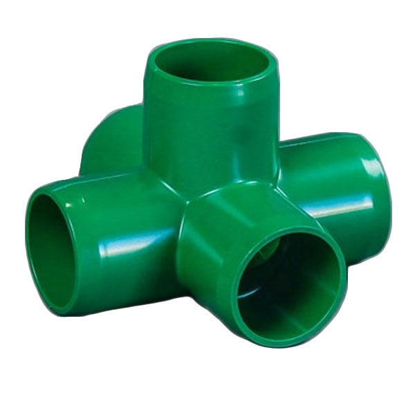 Green 3/4" Furniture Fitting 5-way (FF-5W-007-GREEN)