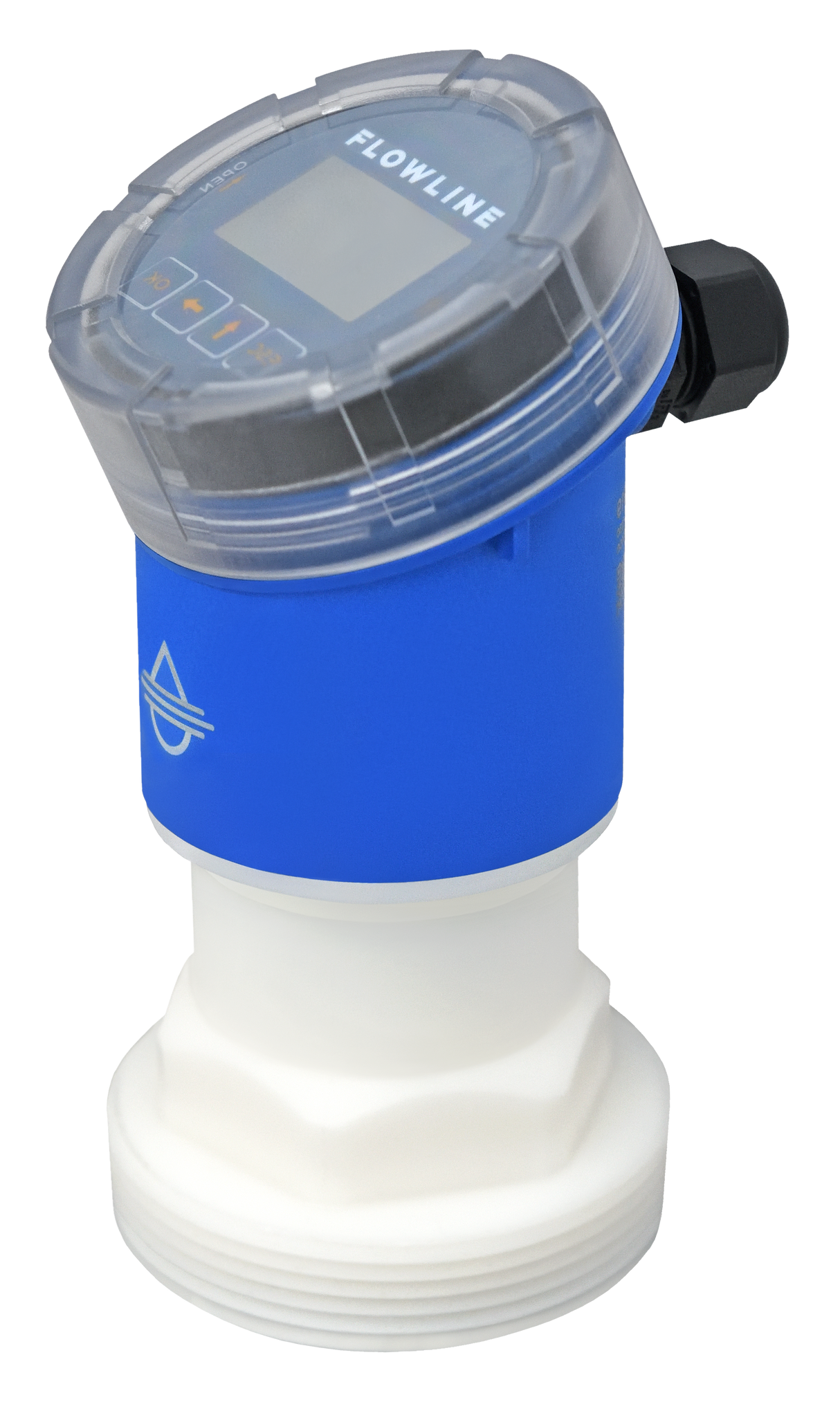 EchoBeam LR85 Series 80GHz Radar Liquid and Solids Level Sensor with 3" NPT Thread Process Mount and 4-20 mA with HART Signal Output