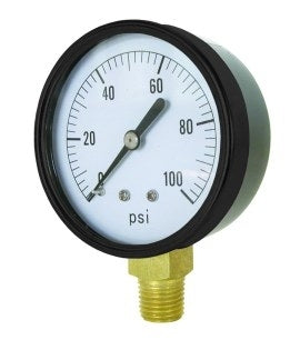 2” Model 24 Pressure Gauge, 0-100 PSI