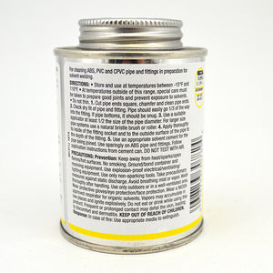 Oatey Clear Cleaner Directions for Use