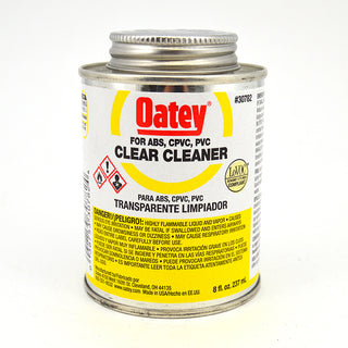 Collection Image for - Oatey Clear Cleaner for PVC, CPVC, ABS Pipe - 8 oz