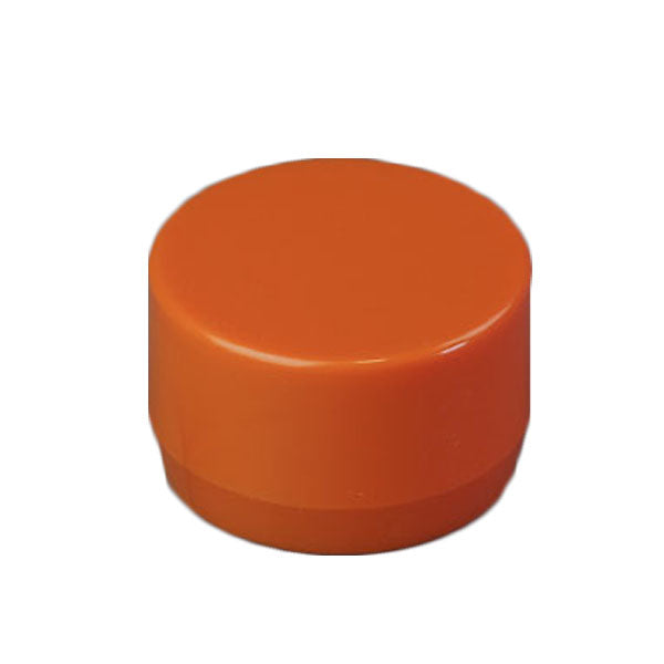 Orange 1" Furniture Fitting End Cap (FF-CP-010-ORANGE)