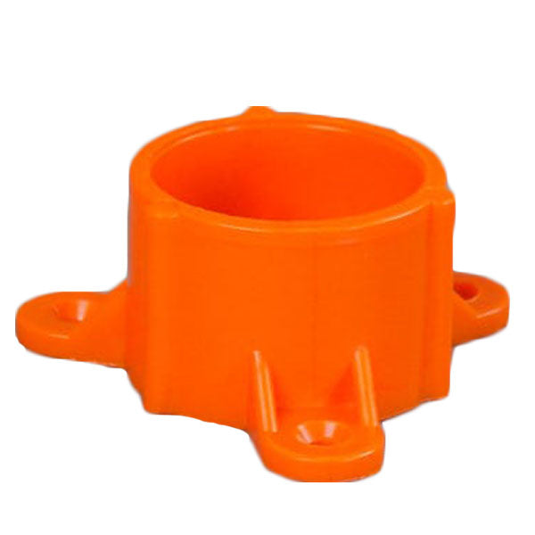 Orange 3/4" Furniture Fitting Table Cap (FF-TC-007-ORANGE)
