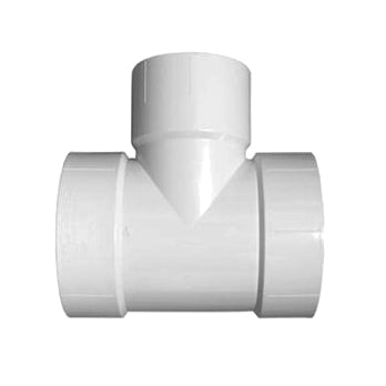8" x 6" DWV PVC Vent Reducing Tee P442-585