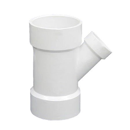 4" x 4" x 2" DWV PVC Reducing Wye D601-420