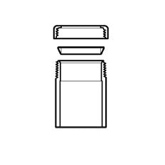 1-1/2" DWV PVC Tail Piece Adapter P704X-015