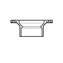 4" x 3" DWV PVC Closet Flange w/ Stop P800S-422