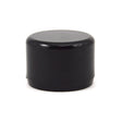 1/2" Black PVC Cap - Furniture Grade