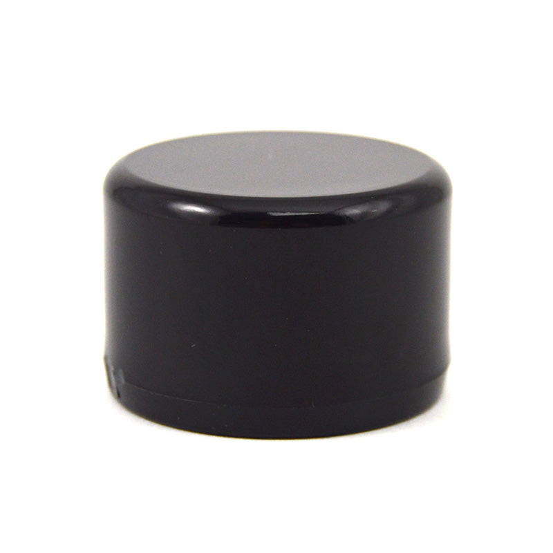 3/4" PVC Cap - Furniture Grade Black