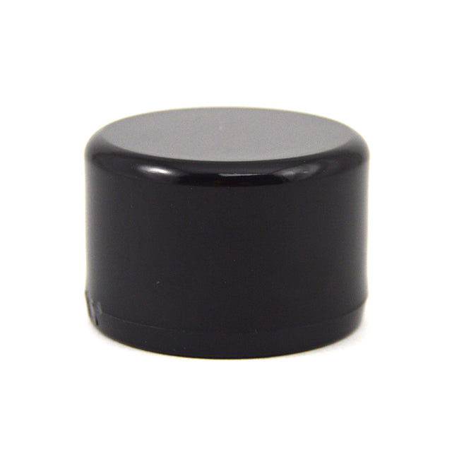 3/4" PVC Cap - Furniture Grade Black
