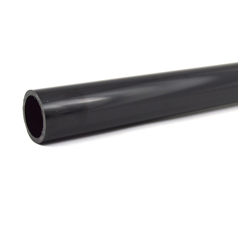 1-1/4" Black Unmarked PVC Pipe