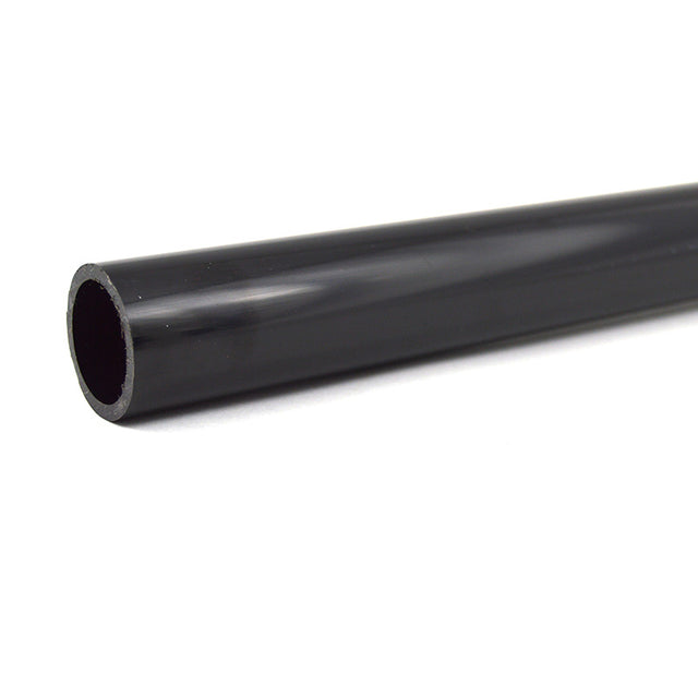 1-1/4" Black Unmarked PVC Pipe