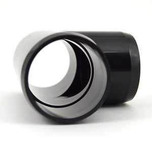 1-1/2" Black PVC Tee - Socket Ends